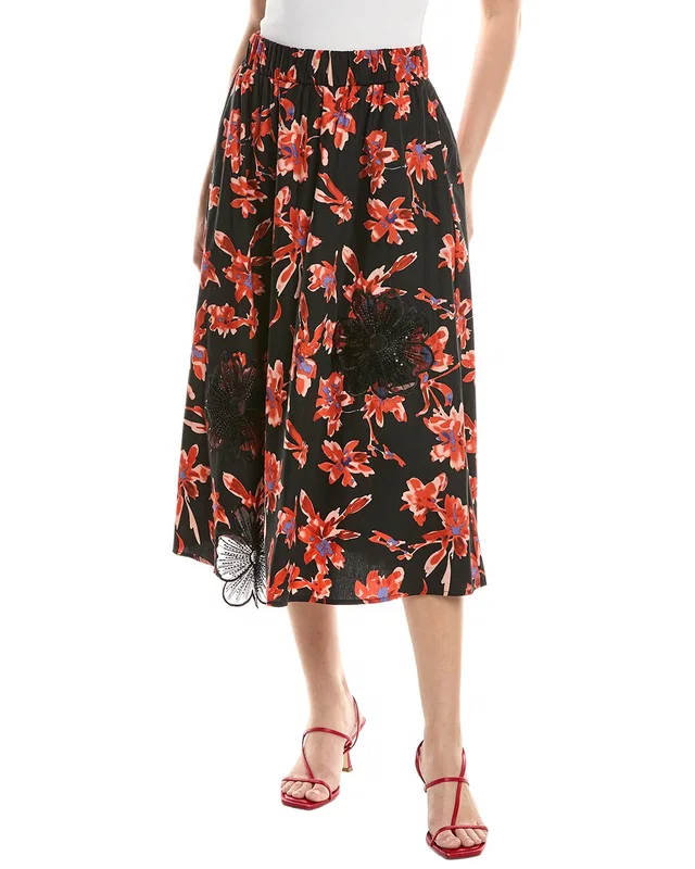 NVLT Poplin Midi Skirt, image 1 of 1 from Rue La La