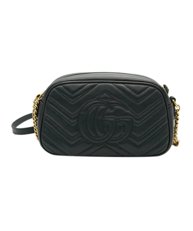 Gucci Marmont Chevron Crossbody in Lambskin from Luxury Promise, photo 2 of 2