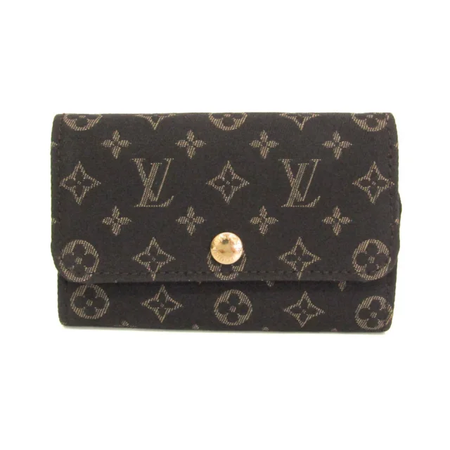 Louis Vuitton Key Holder 6 M62991 Men,Women Monogram Idylle Key Case Dark Brown,Fusain in Dark brown/Fusain Monogram Idylle from Elady
