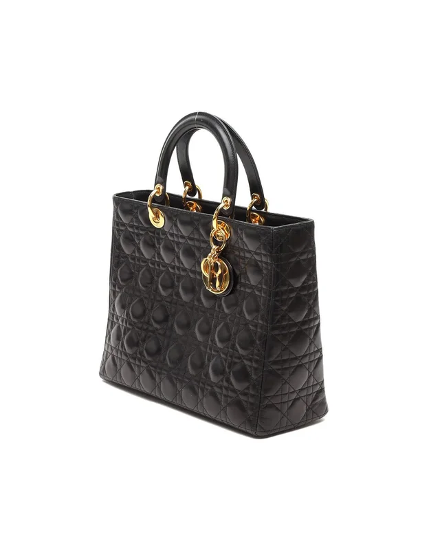 Large Lady Dior Bag in Leather from A Retro Tale, photo 2 of 11