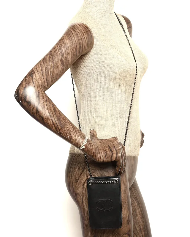 Chanel Coco Mark Phone Holder in Leather from A Retro Tale, photo 10 of 10