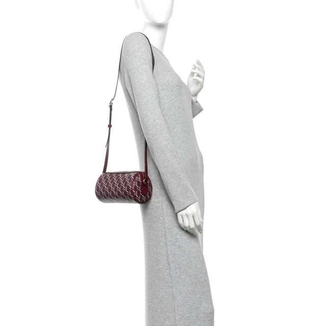 Gucci GG Shadow Monogram Ophidia Crossbody Bag Rosso Ancora Red in Red Coated canvas from FASHIONPHILE, photo 2 of 12