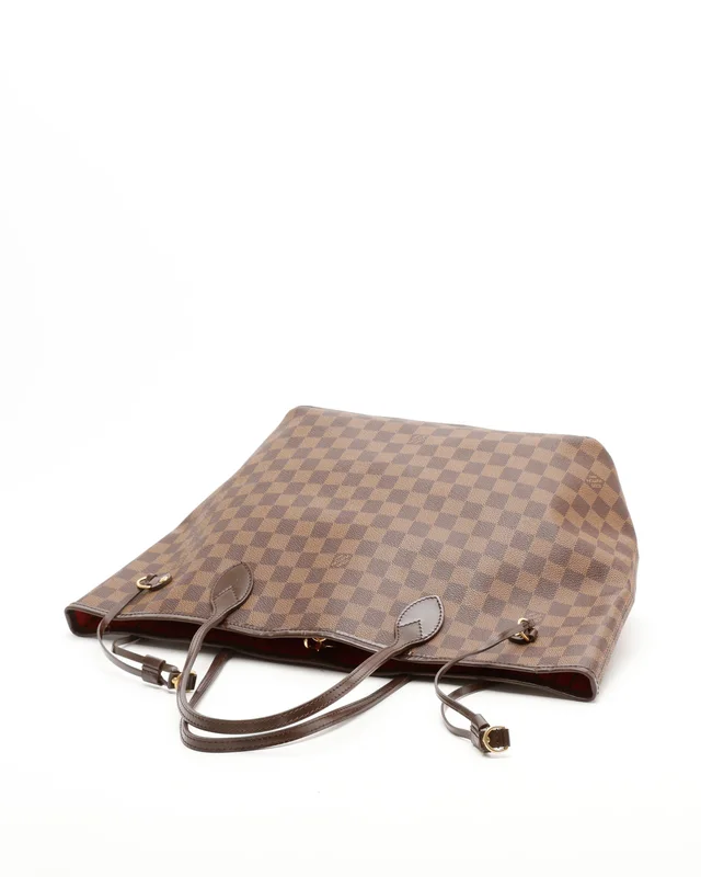 Louis Vuitton Damier Ebene Neverfull MM Tote Bag in Brown Canvas from A Retro Tale, photo 5 of 9