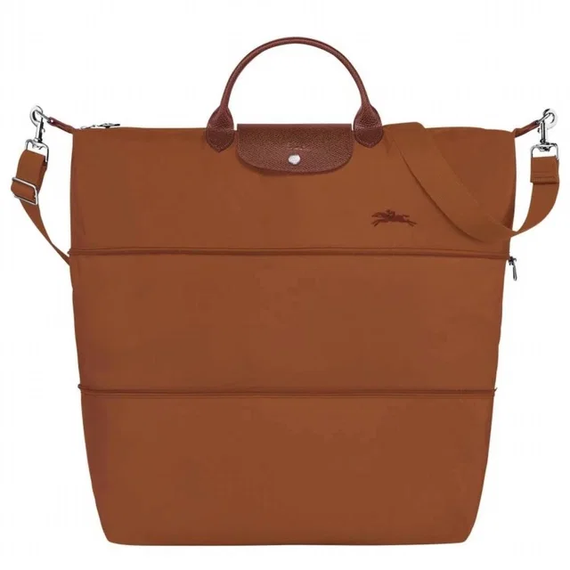 Longchamp Le Pliage Expandable Duffle Bag With Shoulder Strap in Nylon from Snagged&Bagged