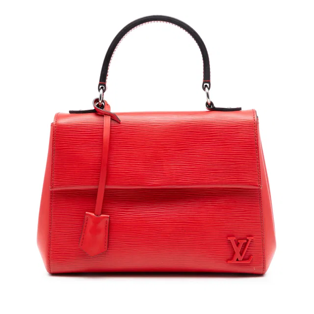 Red Louis Vuitton Epi Cluny BB Satchel in Red Leather from Designer Revival