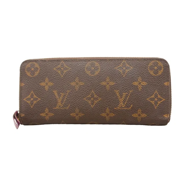 Louis Vuitton Wallet Monogram Portefeuille Clemence Fuchsia in Pink Clemence leather from The Reluxe