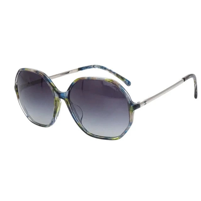 Chanel Sunglasses Eyewear Black 59□16 140 Small Good in Black Resin from AMORE Vintage Tokyo