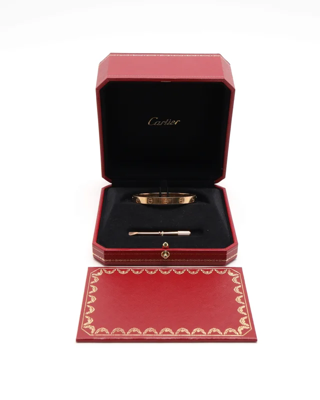 Cartier Love Bracelet, 18kt Rose Gold in Pink from A Retro Tale, photo 2 of 2