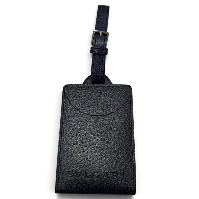 Bvlgari Leather Bag Charm in Leather from LuxUness