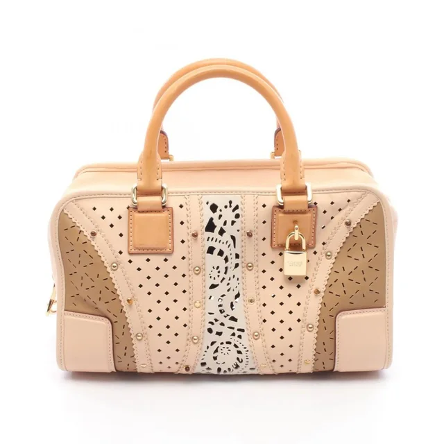 Loewe Amazona 28 Handbag, Leather, Women's, Beige/Gray/Multicolor in white|neutral Leather from Grailed, photo 1 of 1