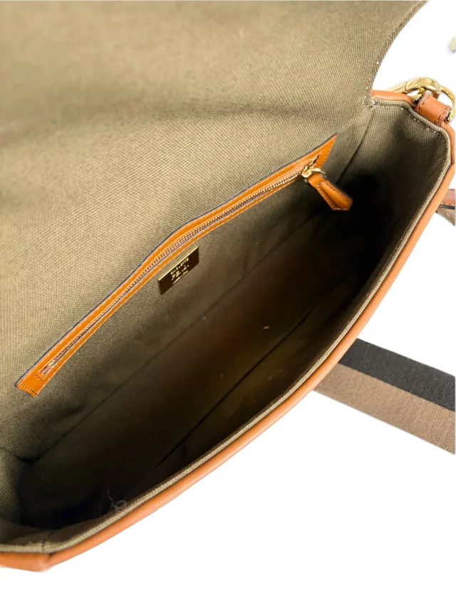 Fendi Monogram Canvas Medium Baguette in Coated canvas from Season 2 Consign, photo 9 of 9