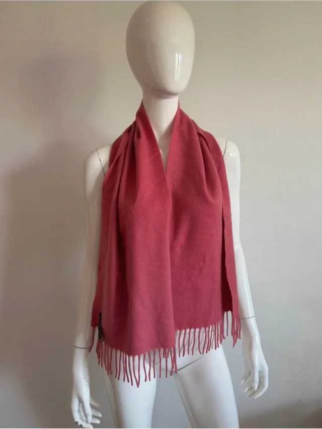 Loro Piana Rose-Pink Cashmere Fringe Wrap in pink Cashmere from Poshmark