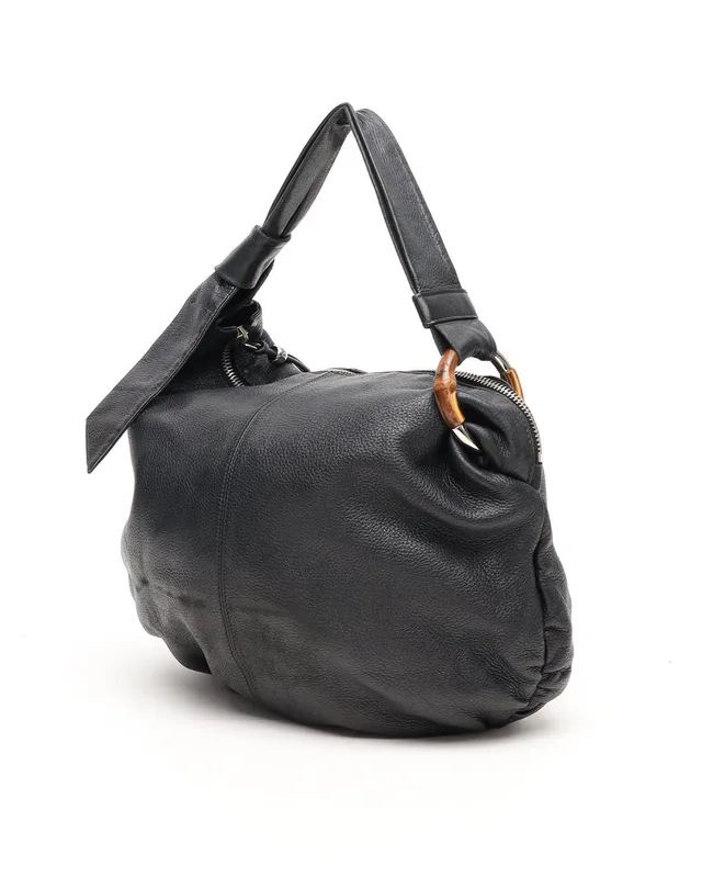 Gucci Jungle Bamboo Hobo Bag in Caviar leather from A Retro Tale, photo 3 of 13