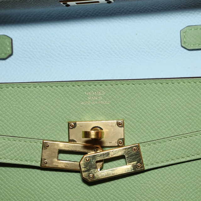 Hermès Epsom Kelly Classique To Go Wallet in Epsom leather from A Retro Tale, photo 8 of 9