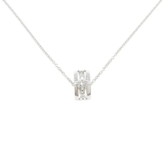 Bvlgari Parentesi 750 White Gold Necklace in White from LuxUness