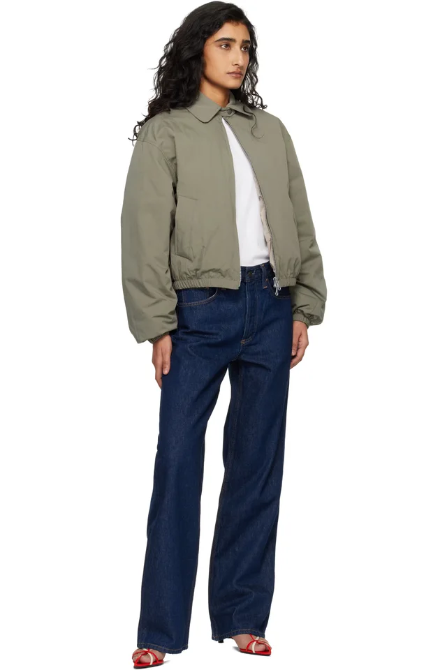 AGOLDE Navy Arc Jeans, photo 4 of 4 from SSENSE