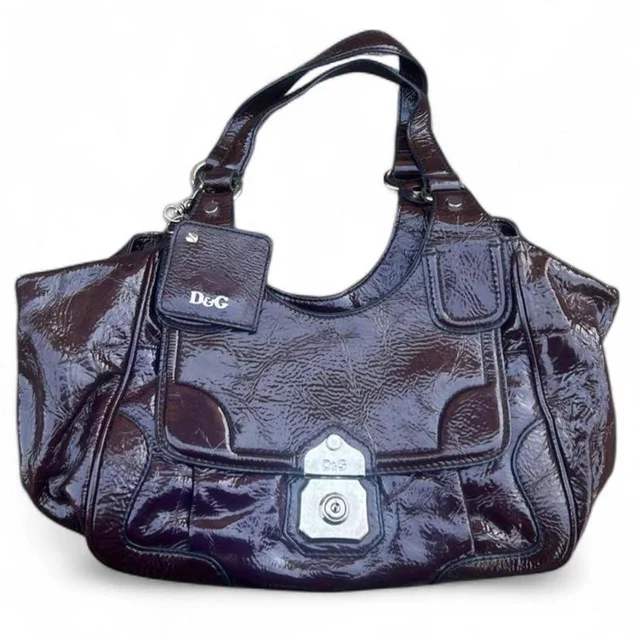 Dolce & Gabbana Women's Bag - Brown/Purple in brown|red|purple from Depop, photo 1 of 1