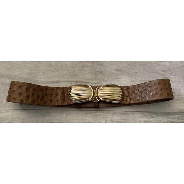 Judith Leiber Women's Belt - Brown in red|brown from Depop, photo 1 of 1