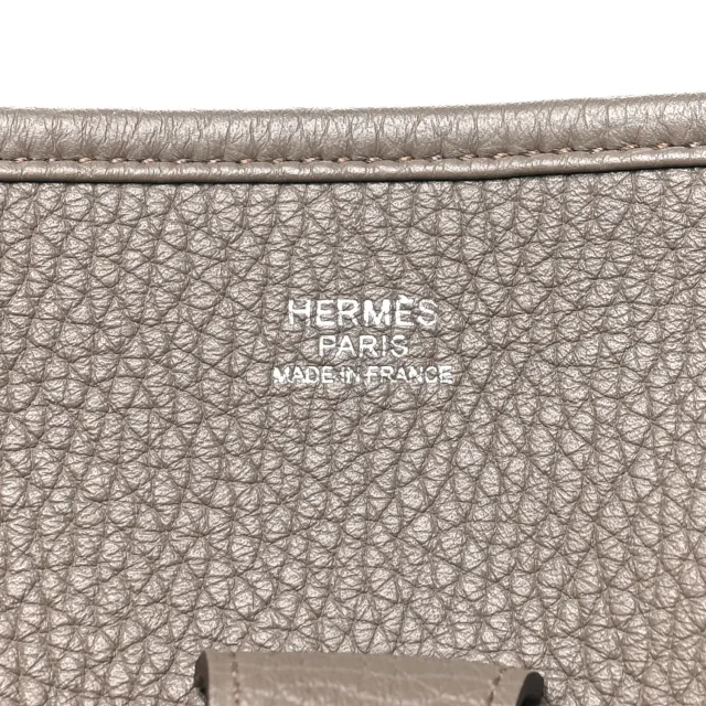 Hermès Taurillon Clemence Amazone Evelyne III GM Etain in Taupe Clemence leather from FASHIONPHILE, photo 6 of 10