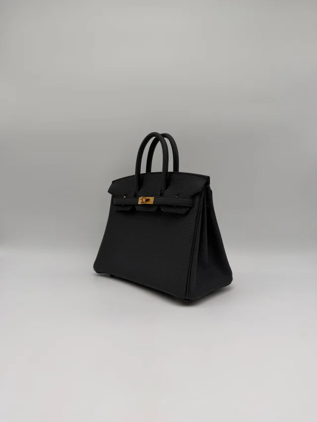 Hermès Birkin 25 Plomb Togo Gold Hardware in Togo leather from Luxury Promise, photo 7 of 11