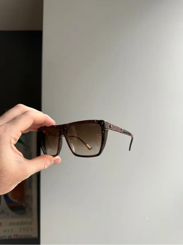 Lanvin Brown Square Gradient Lens Sunglasses in brown|red from Poshmark