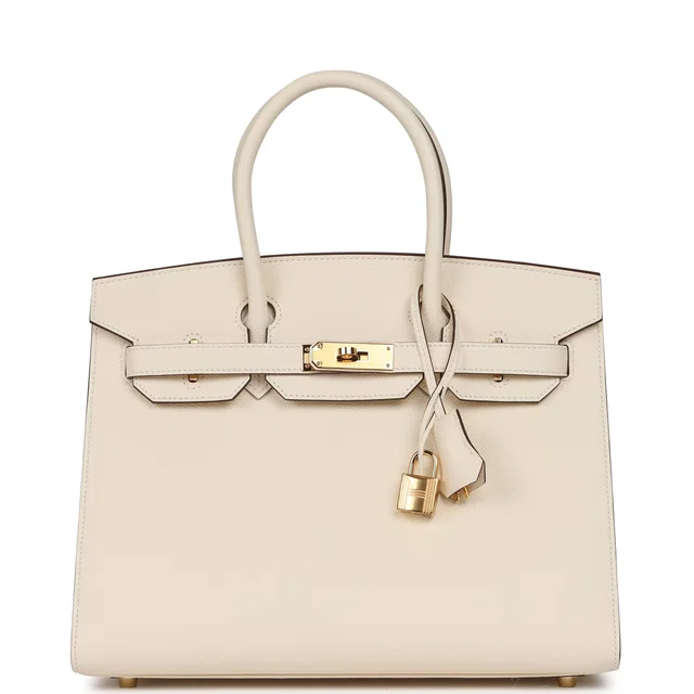 Hermès Birkin Sellier 30 Nata Epsom Gold Hardware in Epsom leather from Madison Avenue Couture