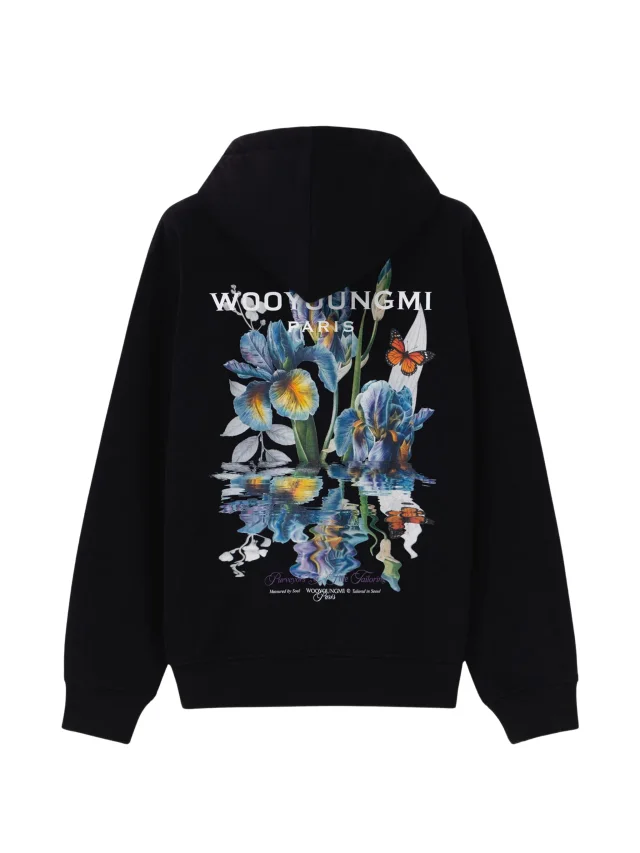 Wooyoungmi floral print hoodie, photo 2 of 2 from FARFETCH