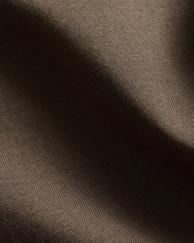 Theory Sylvain Shirt in Structure Knit in MOREL 53% Cotton, 47% Polyester, photo 6 of 14 from Theory