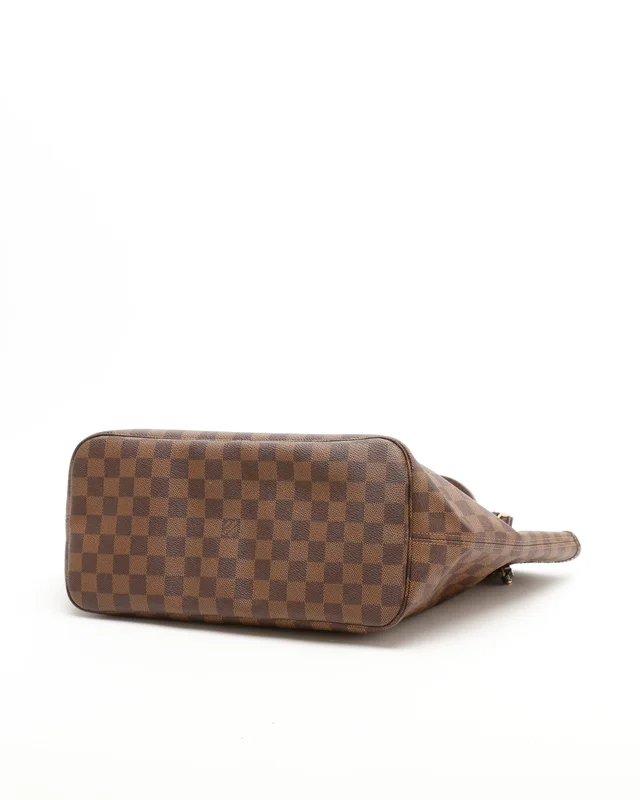 Louis Vuitton Damier Ebene Neverfull MM Tote Bag in Brown Canvas from A Retro Tale, photo 4 of 9