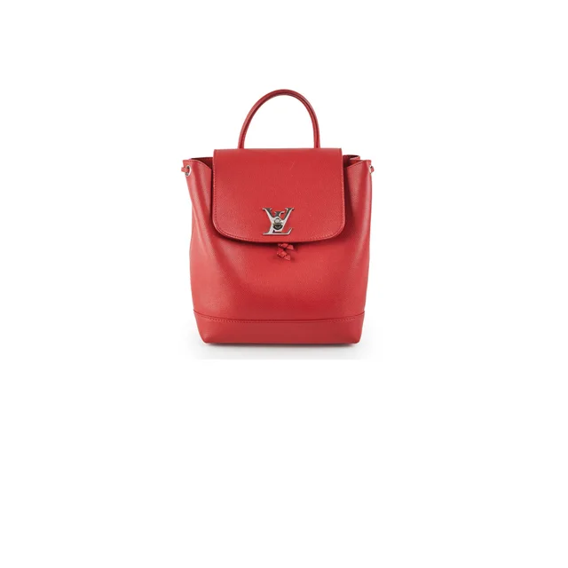 Louis Vuitton Lock Me Backpack Red in Red Leather from The Purse Affair