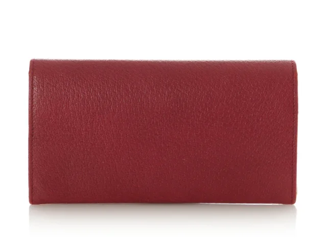 Gucci Raspberry Leather Continental Wallet in Leather from Ann's Fabulous Finds, photo 4 of 9