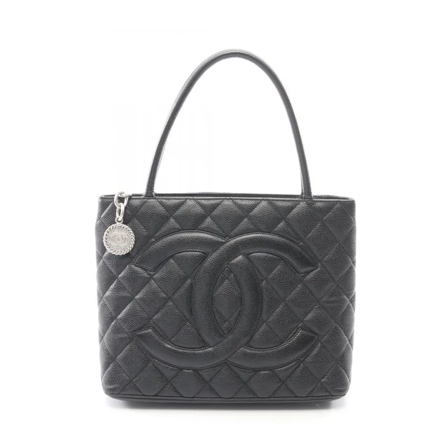 Chanel Tote Bag Reissue Black Caviar Leather in Black Caviar leather from The Reluxe