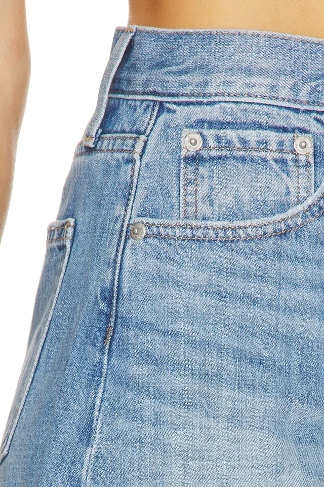 PISTOLA Saige High Rise A-Line Shorts in Sail Away, photo 6 of 6 from REVOLVE (Canada)