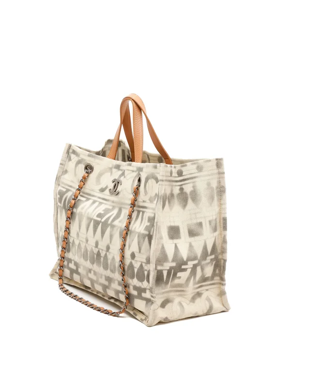 Chanel CC Paris-Greece Iiad Shopper Bag in Canvas from A Retro Tale, photo 2 of 11