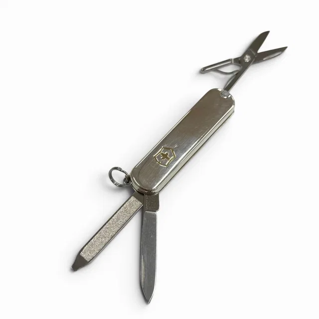 Tiffany & Co. Victorinox 925 750 Scissors File Knife Multi Tool Silver Shoulder in Silver from The Reluxe