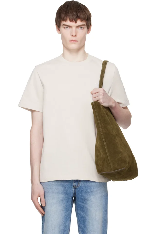 Beige Standard 'Rue Madame' T-shirt, image 1 of 1 from SSENSE