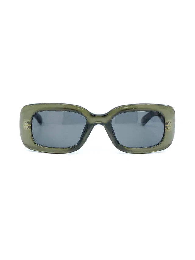 1990s Gucci Green Rectangular Sunglasses in Green from Arcade Vintage