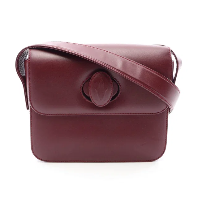 Cartier Must Line Leather Shoulder Bag in Leather from LuxUness