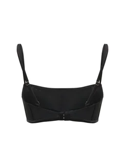 Fleur Du Mal Embellished boned mesh bralette in 78% Polyamide, 22% Elastane, photo 5 of 5 from LUISAVIAROMA