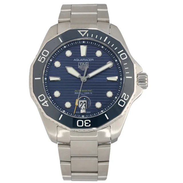 TAG Heuer Aquaracer WBP201B-0 44mm Stainless Steel Watch from H&T