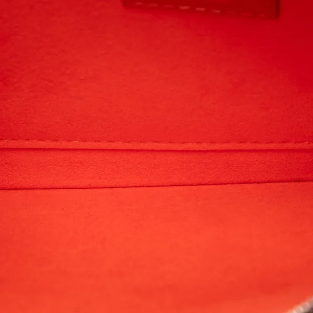 Orange Louis Vuitton Epi Neverfull Pouch in Orange Leather from Designer Revival, photo 2 of 2