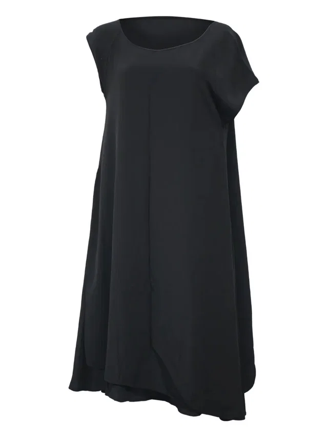 Bottega Veneta asymmetric dress - women - Silk - 38 - Black in black Silk from Farfetch