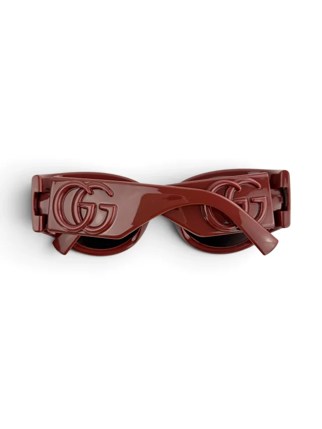 Gucci GG Burgundy Sunglasses in Burgundy from Season 2 Consign, photo 3 of 4