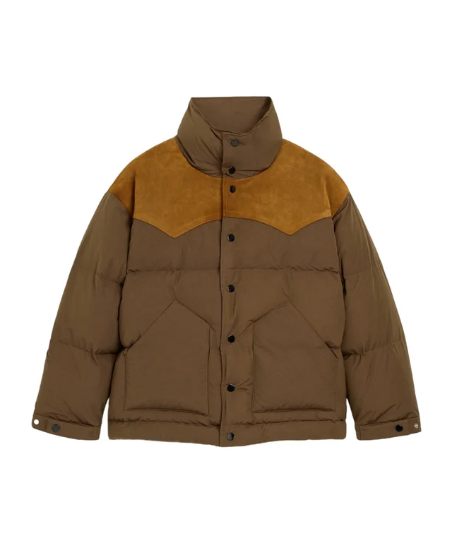 Ami Paris AMI Leather Panels Down Jacket from SENSER, photo 1 of 1