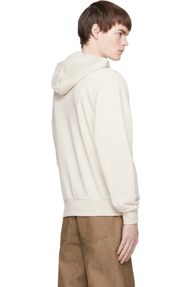 A.P.C. Beige Pomme Hoodie, photo 3 of 4 from SSENSE