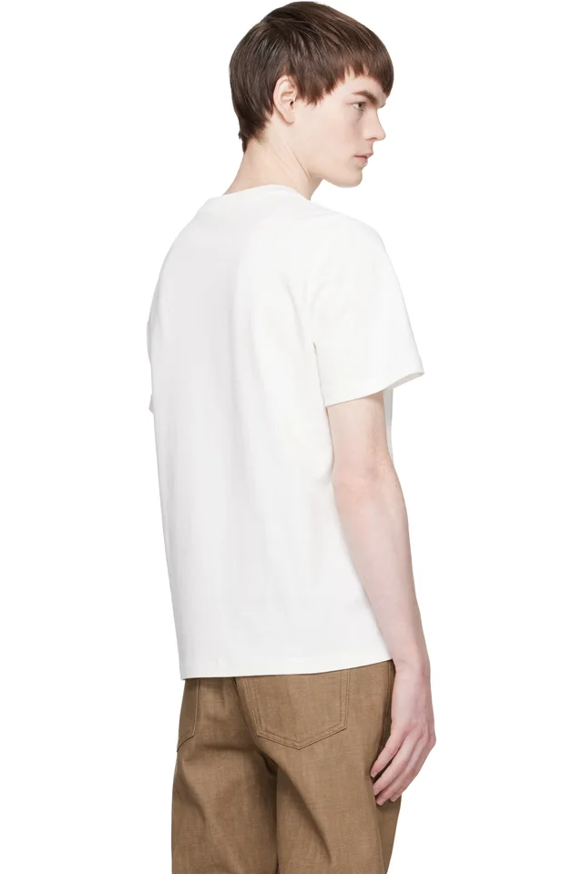A.P.C. White Standard 'Rue Madame' T-shirt, photo 3 of 3 from SSENSE