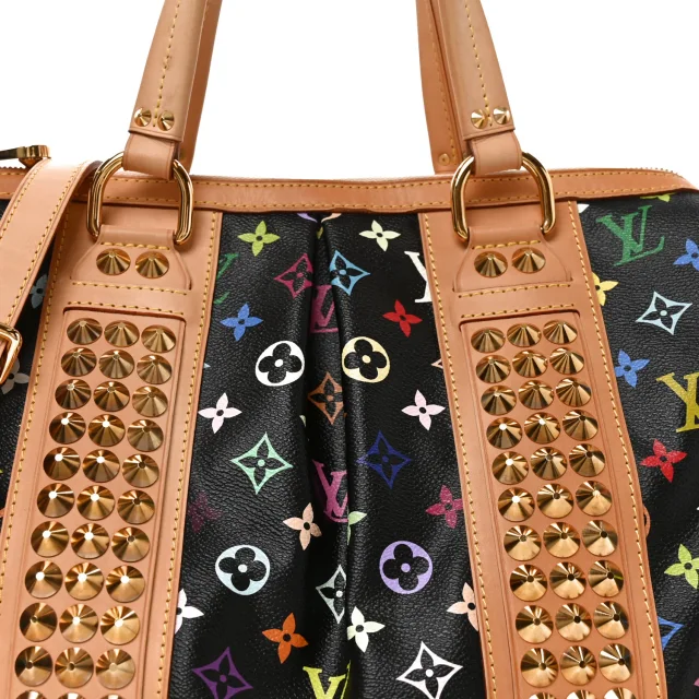 Louis Vuitton Monogram Multicolor Courtney GM Black in Black Coated canvas from FASHIONPHILE, photo 7 of 9