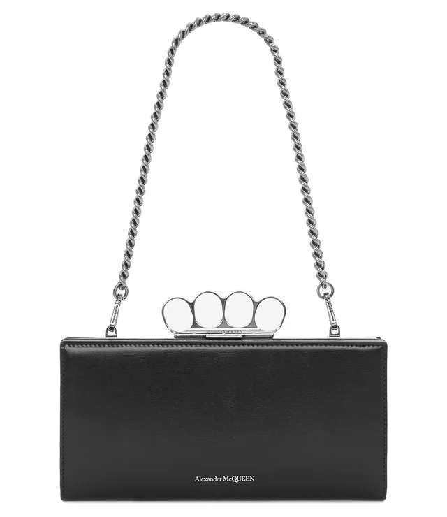 Alexander McQueen Four Ring Case Chain, Black from Cultstatus, photo 1 of 1