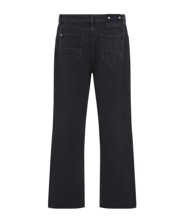 Stone Island Logo Patch Straight-Leg Jeans, photo 2 of 3 from SENSER
