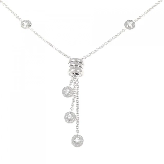 Bvlgari B.zero1 750 White Gold Diamond Necklace in White from LuxUness